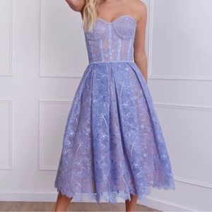 Nadine Merabi Olivia dress - blue XS